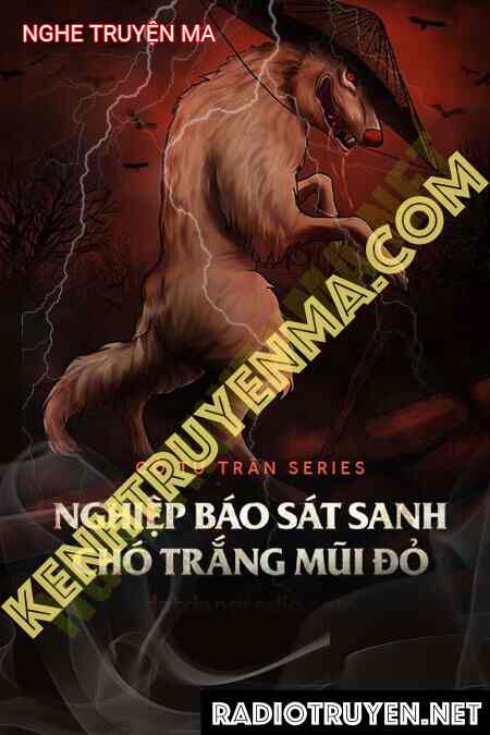 Chó Trắng Mũi Đỏ