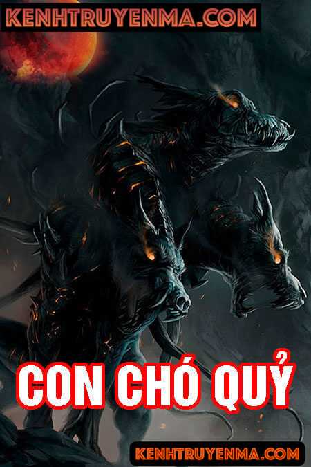 Con chó quỷ trong đêm trăng